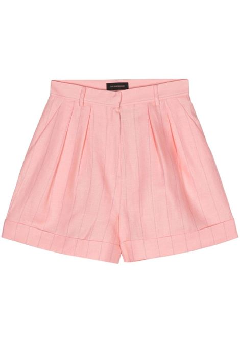 Shorts sartoriali Rina gessati in rosa The Andamane - donna